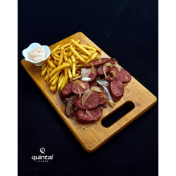 Calabresa Acebolada com Fritas
