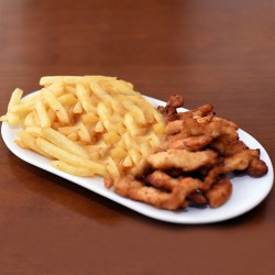 Filé de Frango c/Fritas